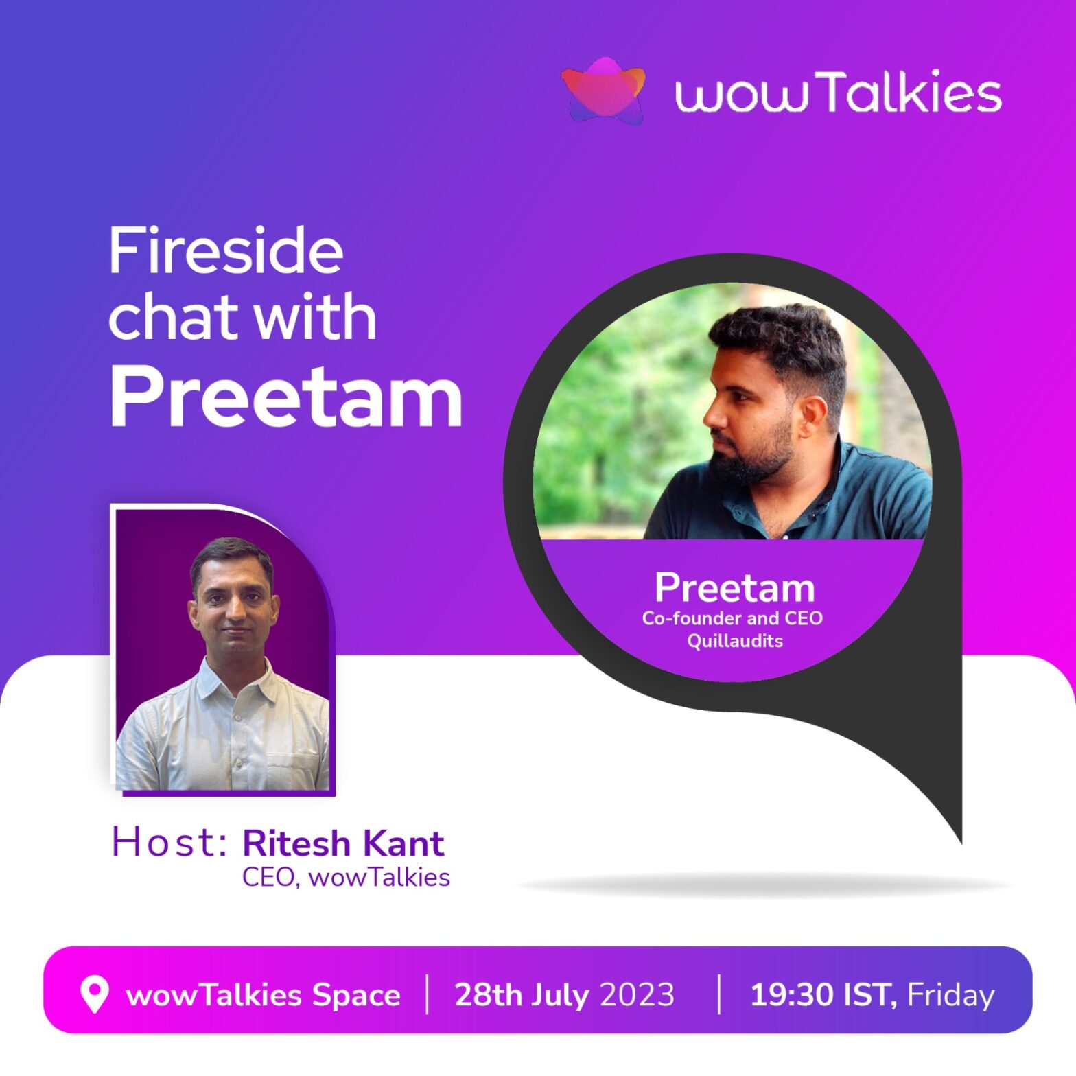 Fireside chat with Preetam